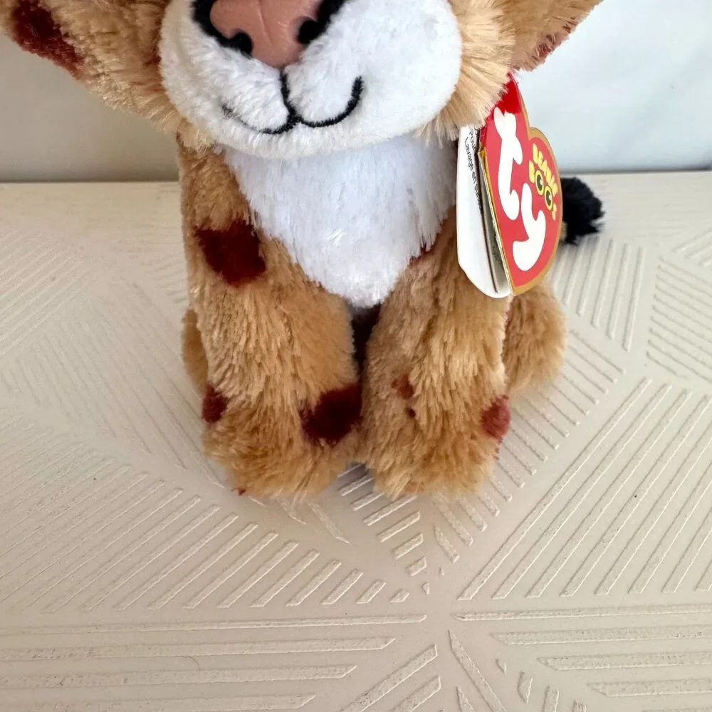 TY Beanie Boos -BUCKWHEAT the Lynx (Glitter Eyes, 6
